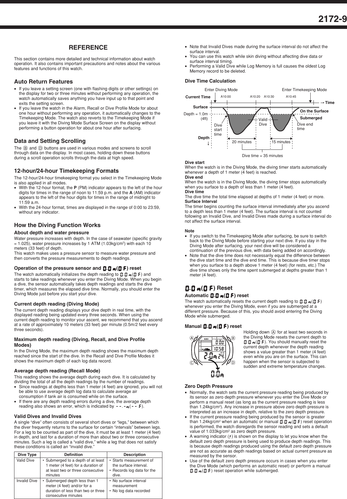 Page 9 of 11 - Casio Casio-Watch-2172-Users-Manual- QW-2172  Casio-watch-2172-users-manual