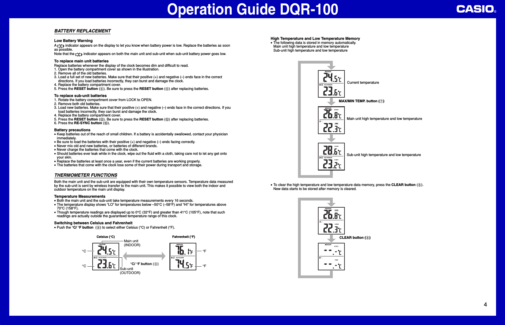 Page 4 of 5 - Casio Dqr DQR-100