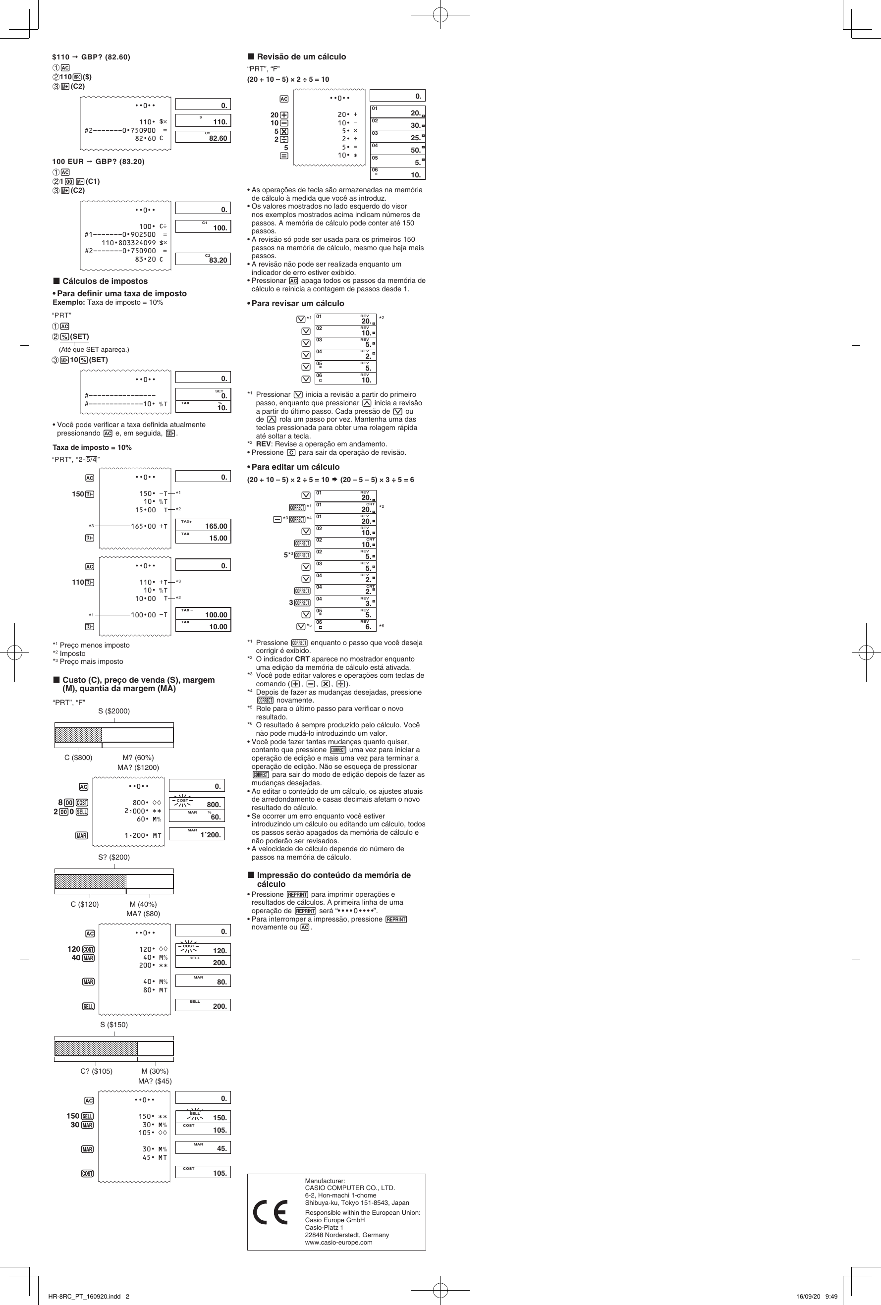 Page 2 of 2 - Casio HR-8RC HR-8RC_WA WA PT