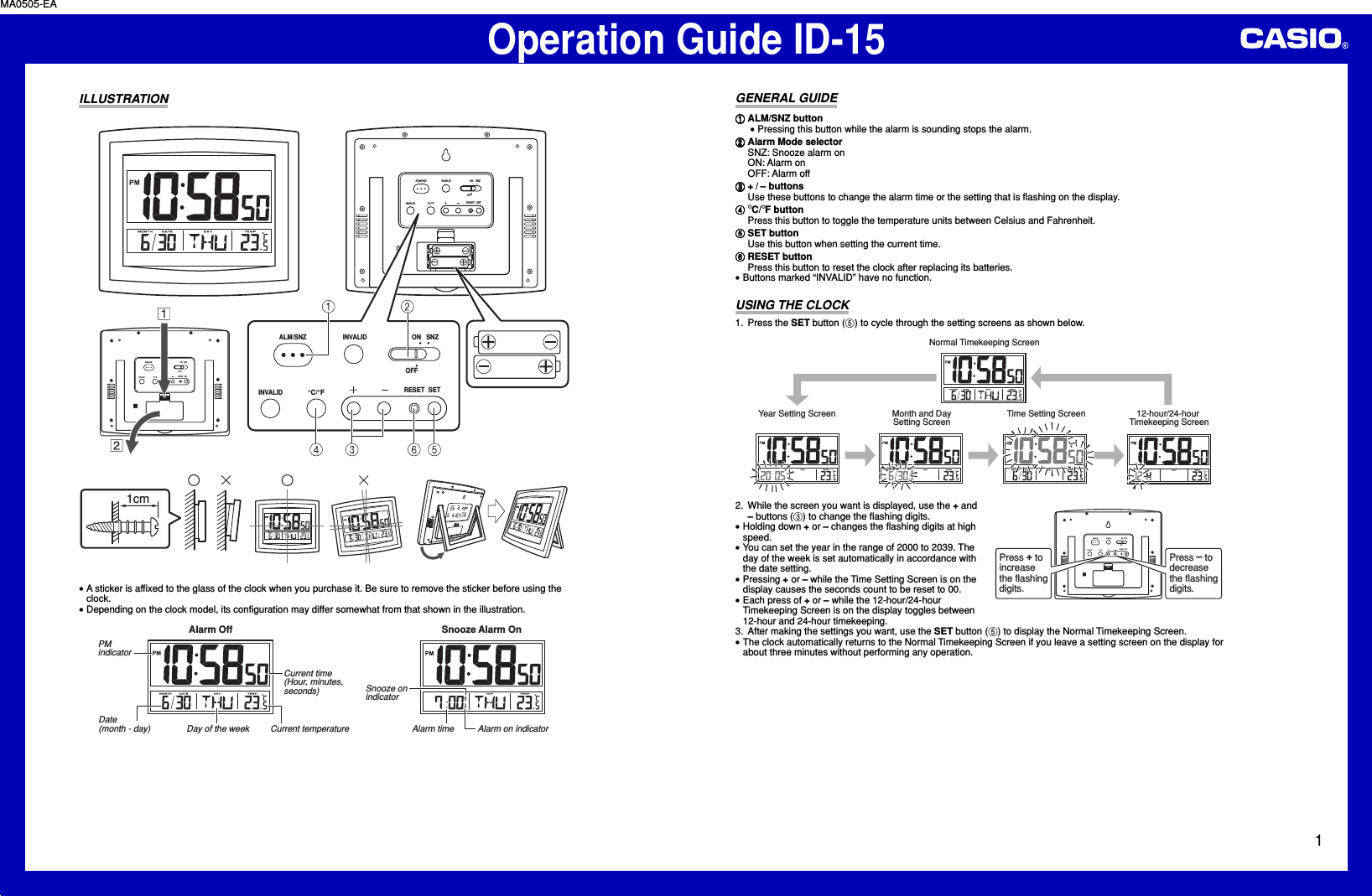 Casio Id 15