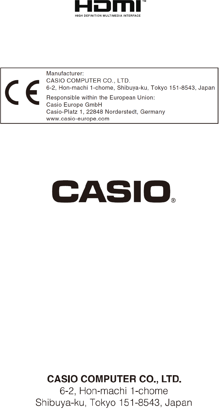 Casio Xj L00hn L00hn Users Guide Users Ar