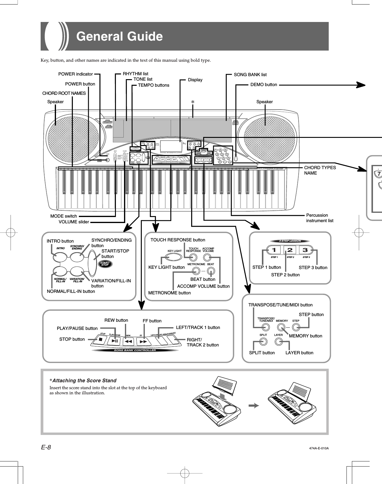 Page 1 of 2 - Casio Lk50-E- LK50_E_Cover1.p65  Lk50-e