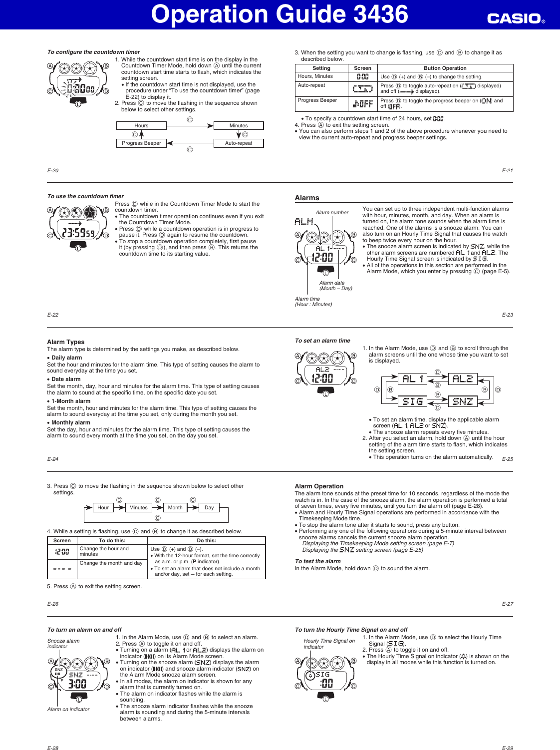 Page 3 of 5 - Casio MA1405-EA QW-3436 User Manual  To The Bd1bb088-964e-46fb-afb3-ad01ccfcbfc5