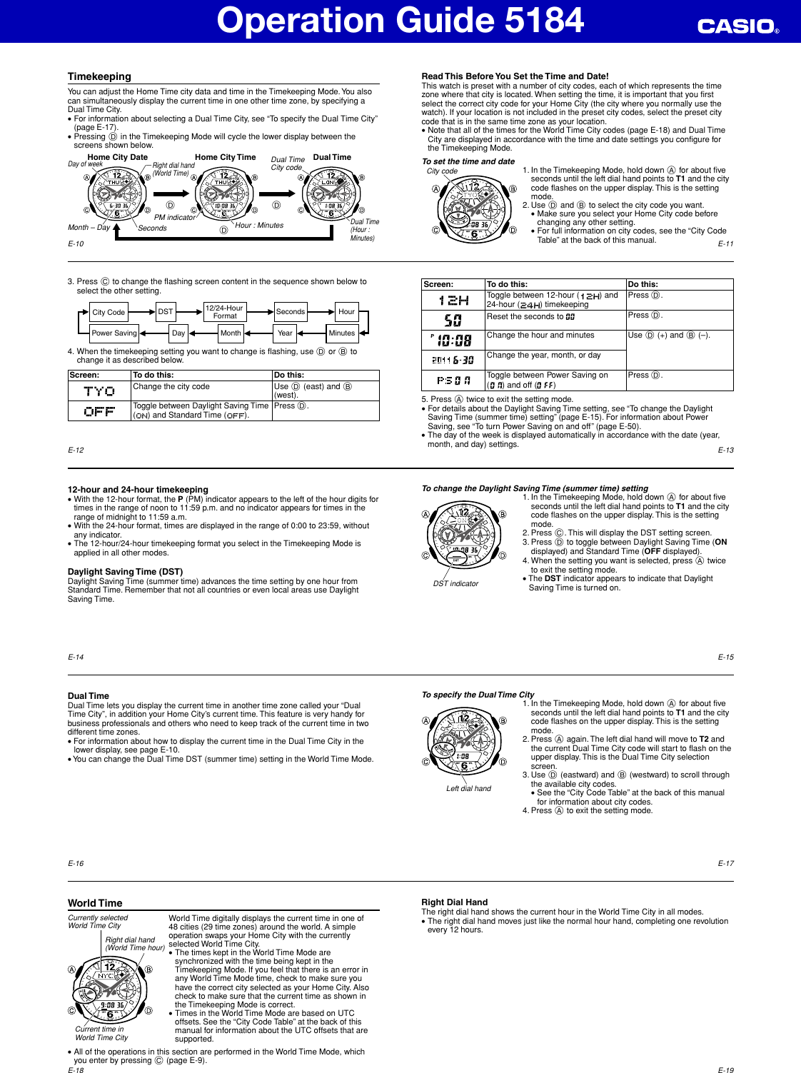 Page 2 of 6 - Casio MO1208-EB QW-5184 User Manual  To The A9c0c7fa-c865-46cf-b669-c3fba944fb09