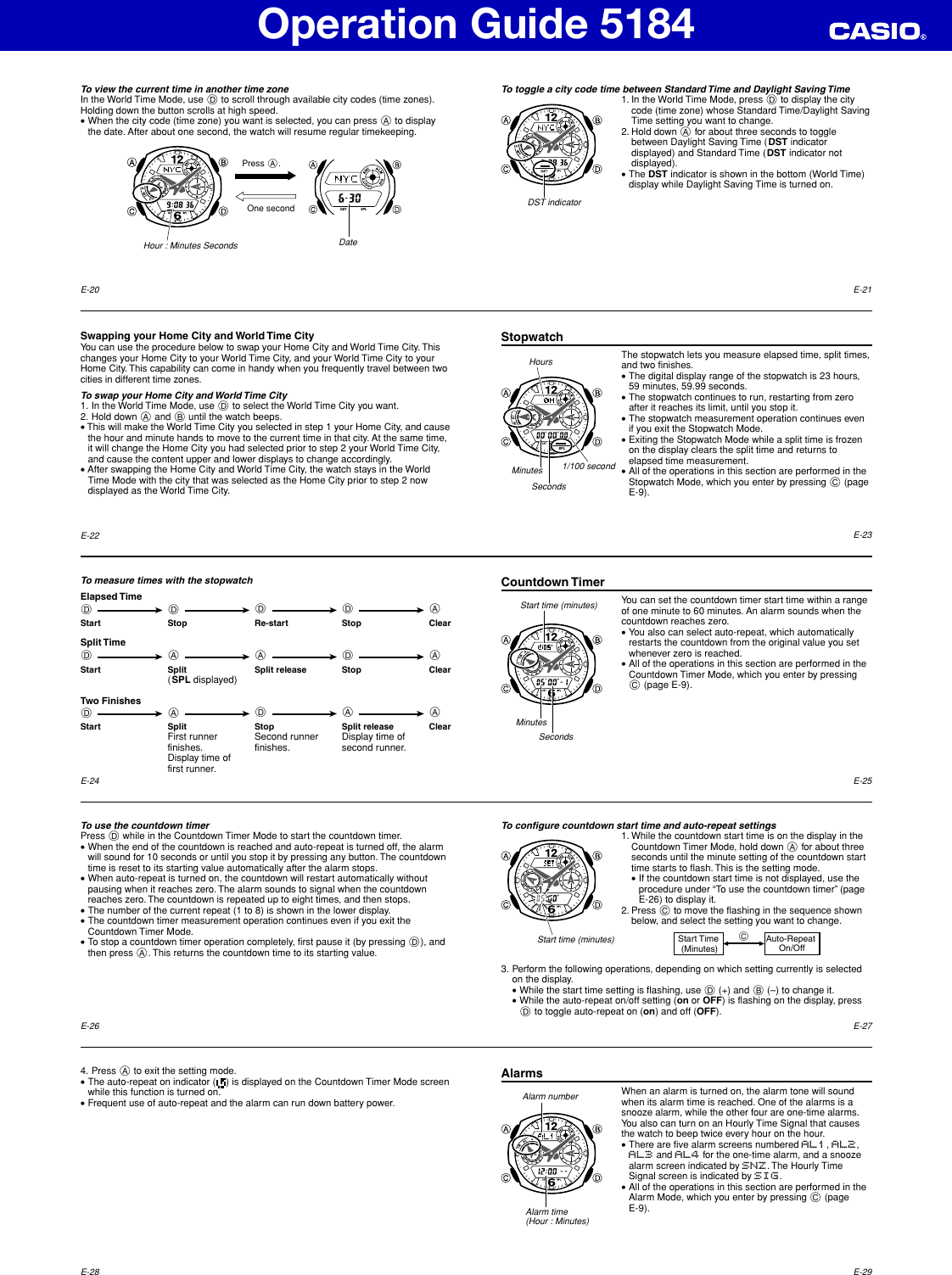 Page 3 of 6 - Casio MO1208-EB QW-5184 User Manual  To The A9c0c7fa-c865-46cf-b669-c3fba944fb09