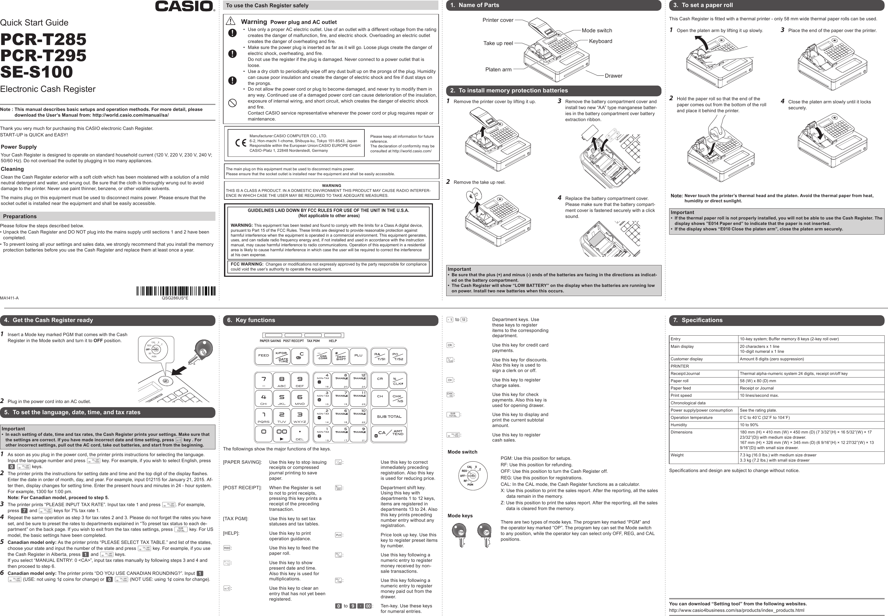 Casio PCR T295 User Manual To The 07d430f7 d6e4 4e31 87fe ea490488d470