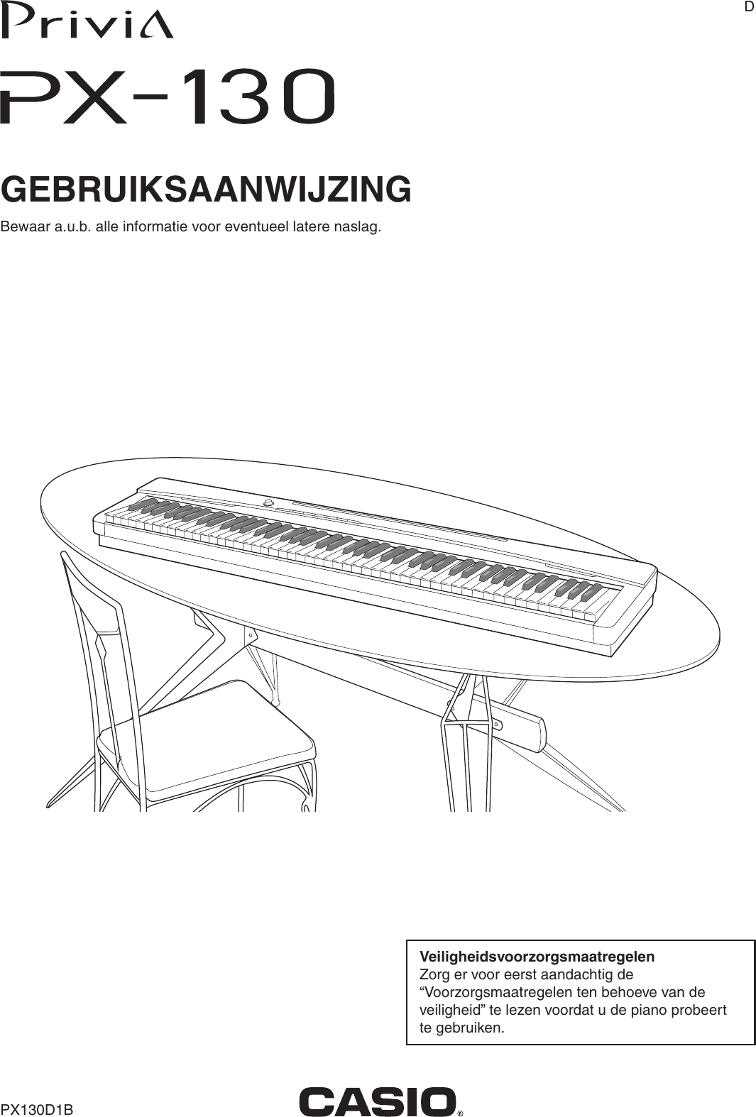 Casio PX130_d PX130 NL