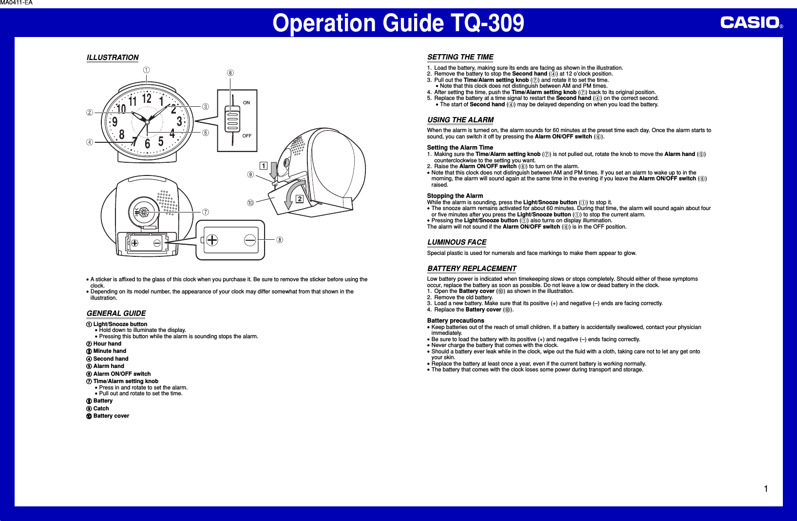 Page 1 of 1 - Casio Tq TQ-309