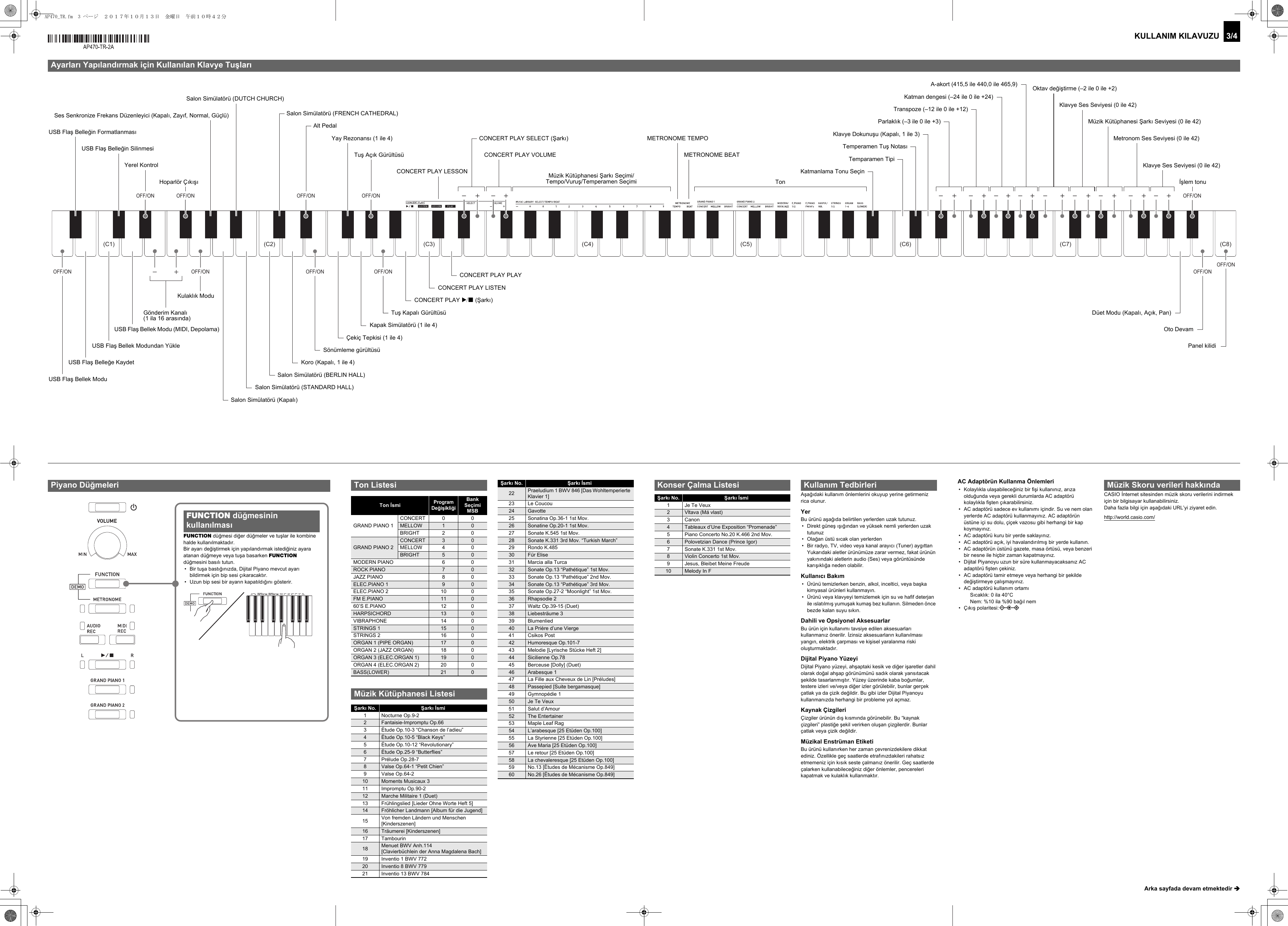 Page 3 of 4 - Casio AP470_TR Web_AP470-TR-1A_2A Web AP470-TR-1A 2A TR