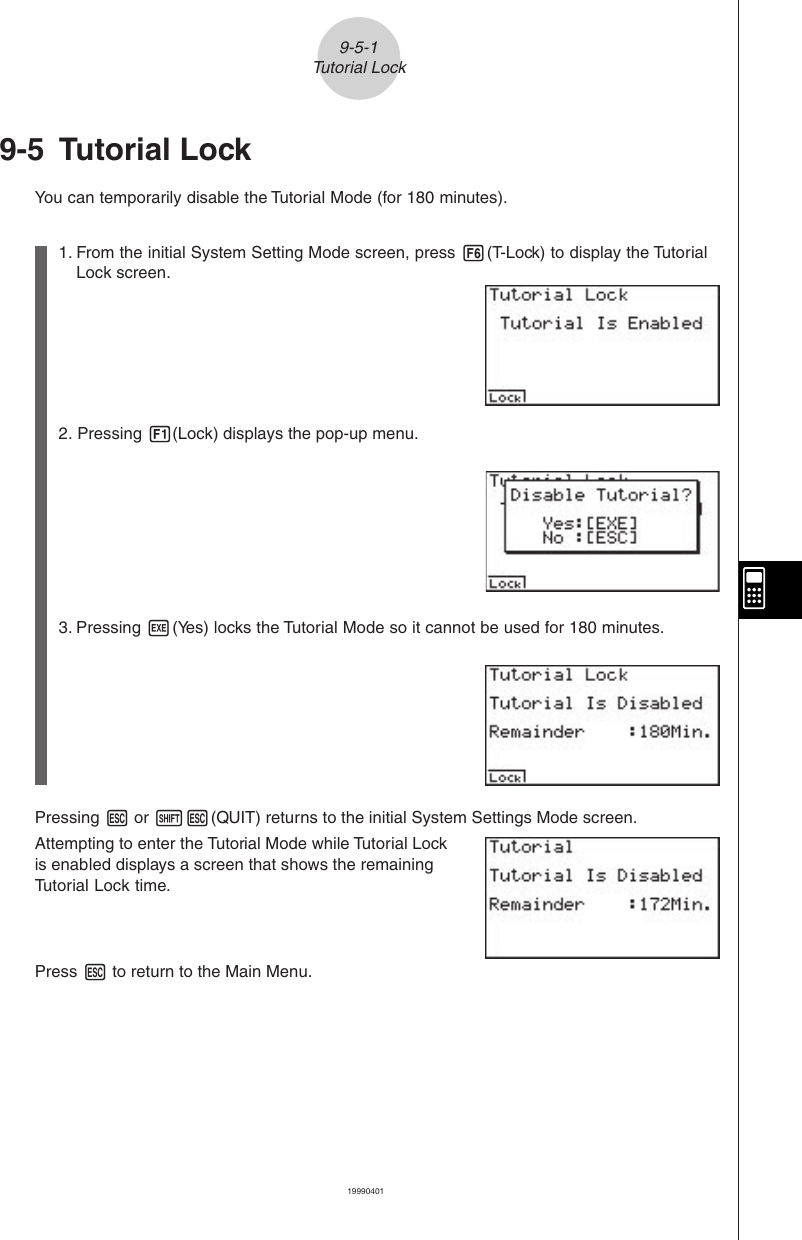 Page 8 of 8 - Casio ZX-945 Ch09E Chapter 9 System Settings Menu Algebra Chapter09 EN