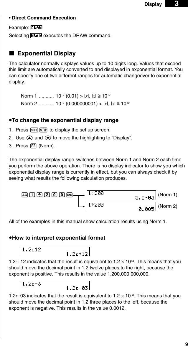 Page 9 of 12 - Casio CFX9850GC PLUS_Eng Getting Acquainted - Read This First! Fx Plus Ch Gett EN