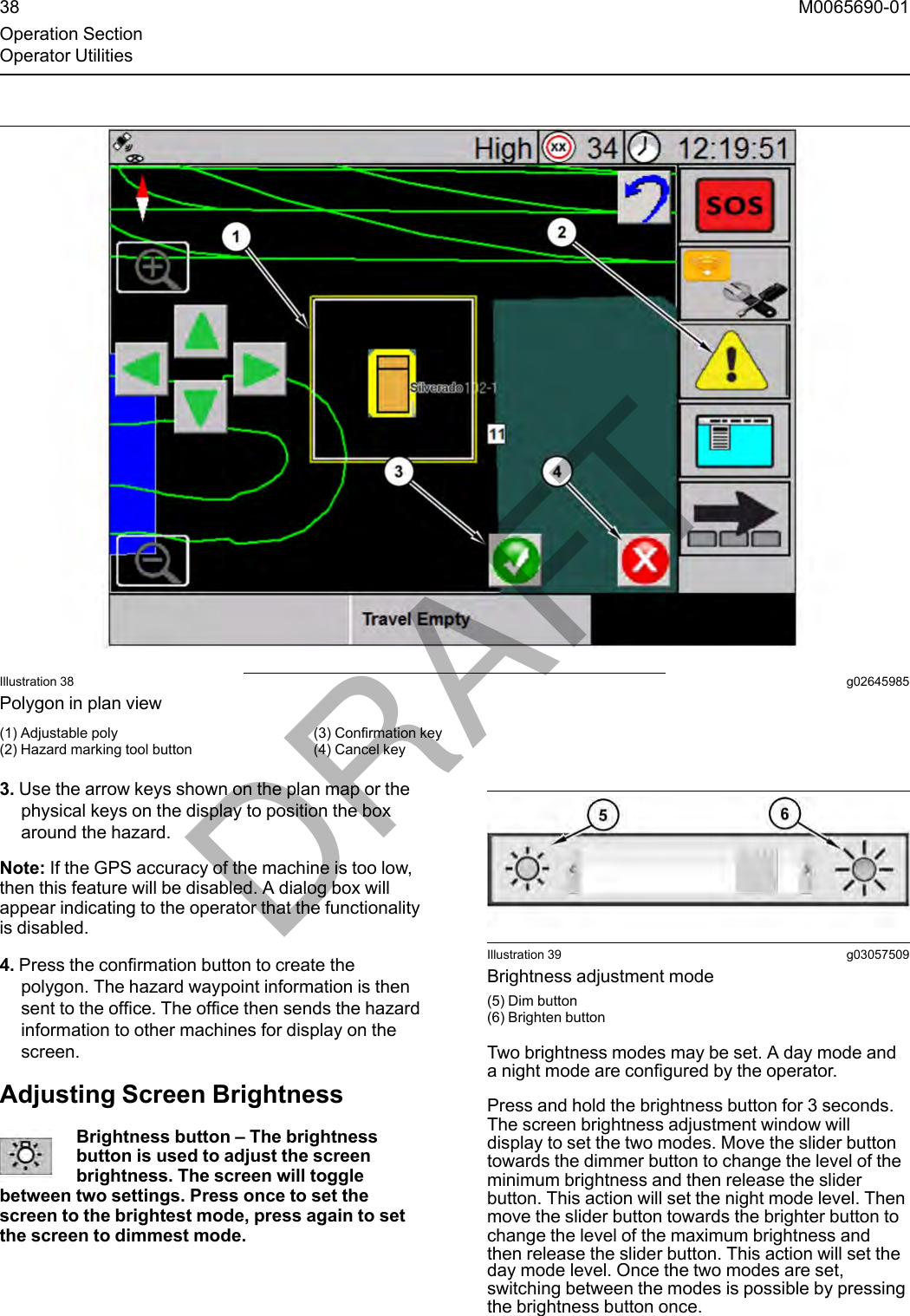 Page 38 of Caterpillar PL671 Digital Transmission System User Manual 