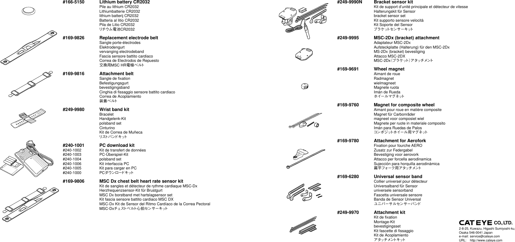 Page 2 of 2 - Cateye Cateye-Msc-2Dx-N-Users-Manual-  Cateye-msc-2dx-n-users-manual