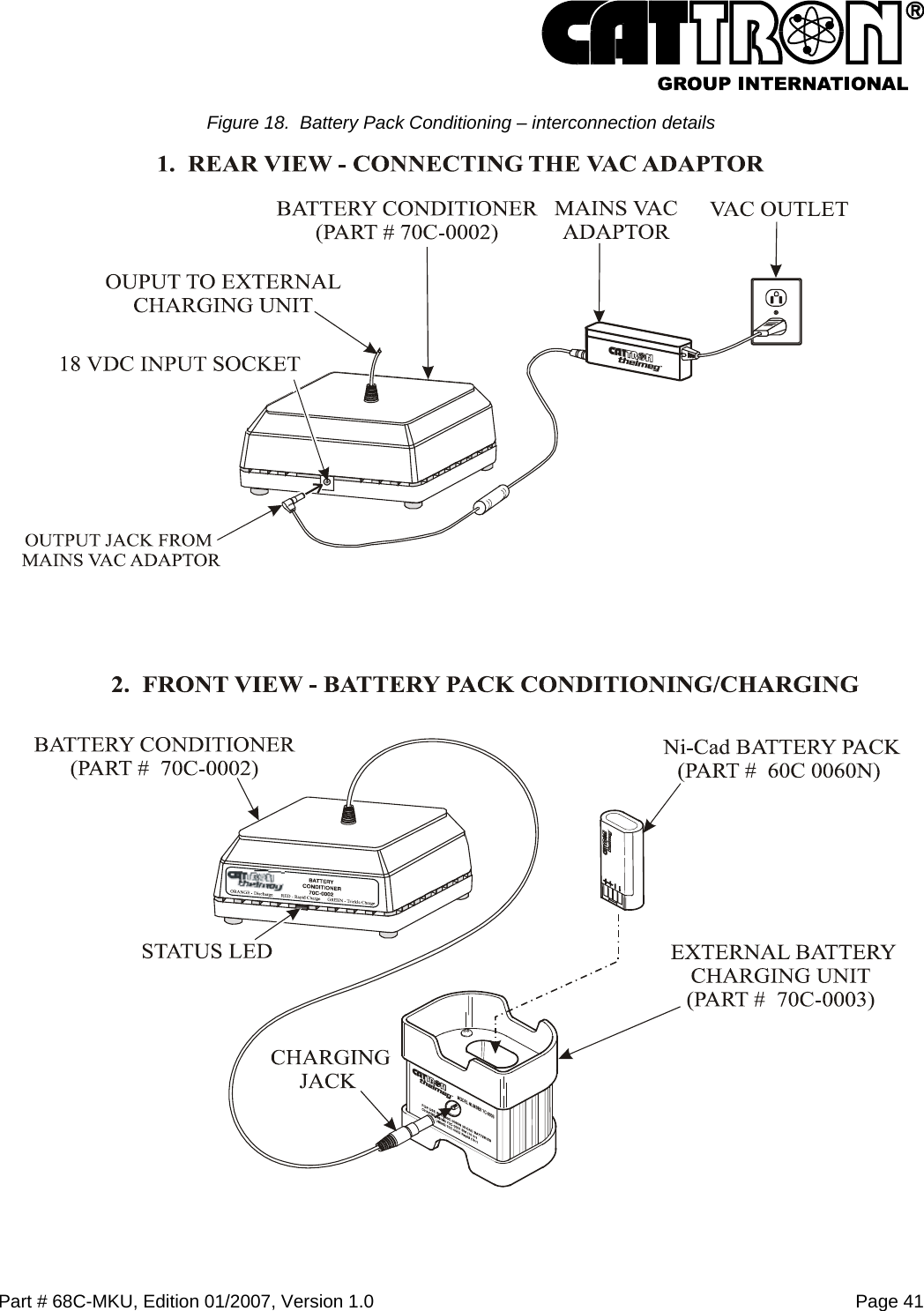  Part # 68C-MKU, Edition 01/2007, Version 1.0  Page 41   Figure 18.  Battery Pack Conditioning – interconnection details  