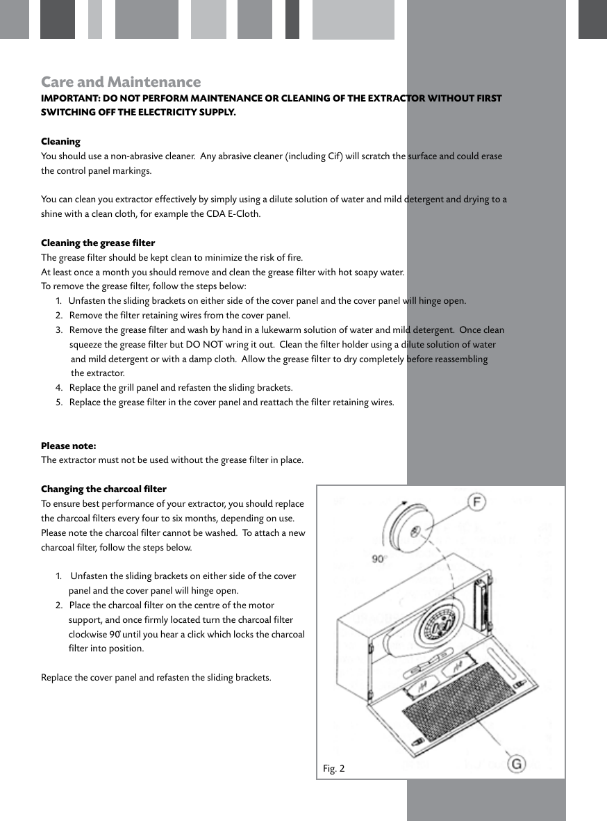 Page 4 of 12 - Cda Cda-Cca5-7-Users-Manual-  Cda-cca5-7-users-manual