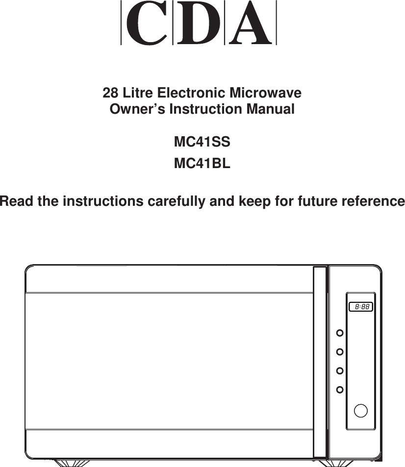 Page 1 of 12 - Cda Cda-Mc41Bl-Users-Manual- SPECIFICATIONS  Cda-mc41bl-users-manual
