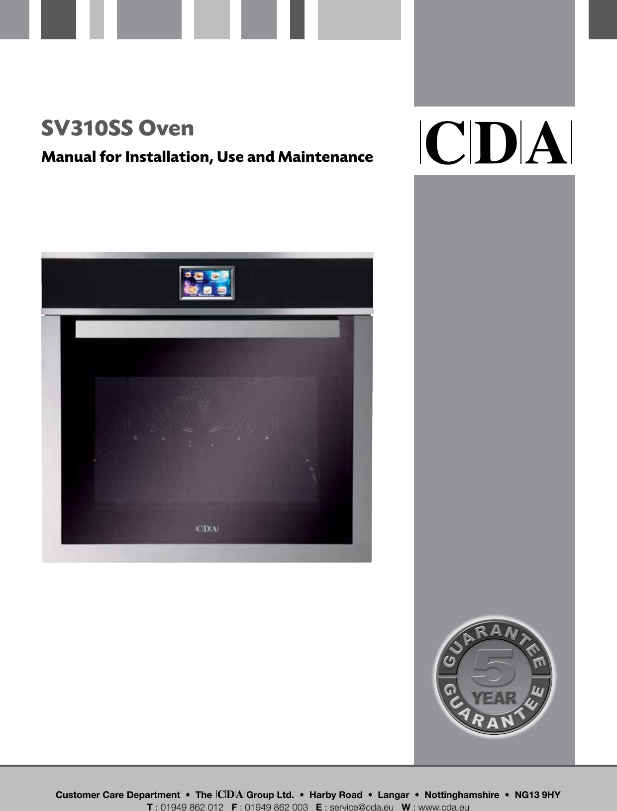 Cda Sv310Ss Users Manual