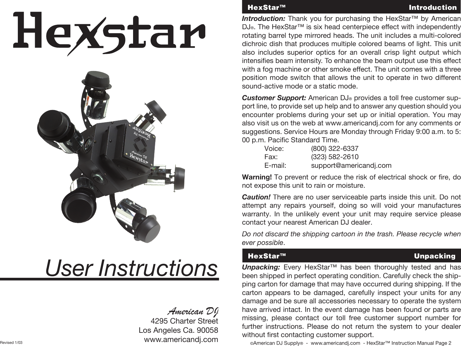 Page 1 of 4 - HexStar  Hex Star
