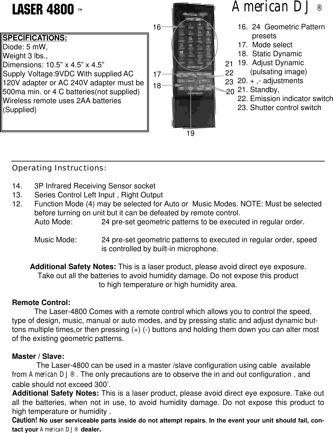 Page 2 of 2 - LAZR4800