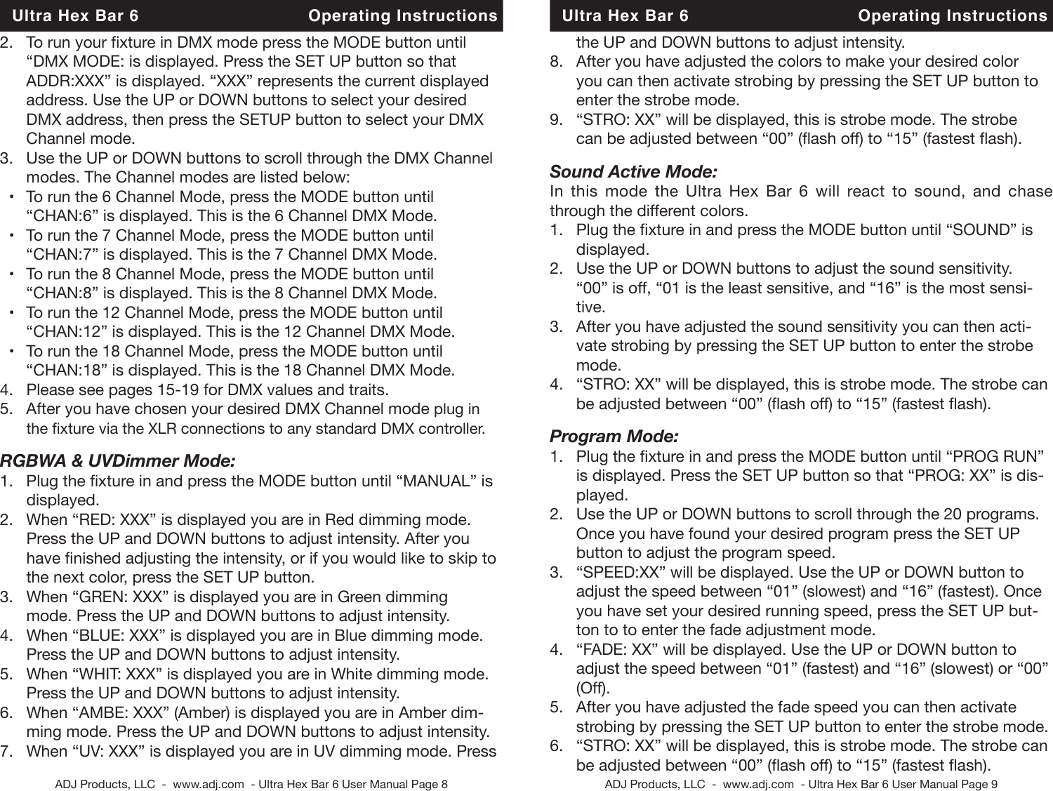 Page 5 of 12 - Ultra Hex Bar 6 Cdb Ultra_hex_bar_6 User Manual