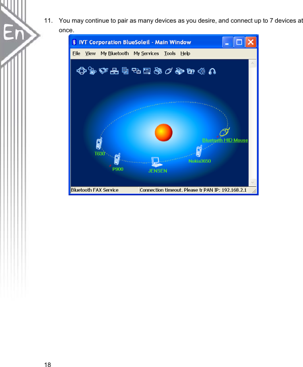 1811.  You may continue to pair as many devices as you desire, and connect up to 7 devices at once.  