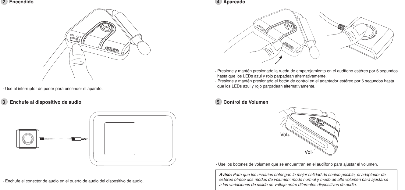 Page 3 of Cellink 4710874203747 Bluetooth Stereo Audio Dongle User Manual partII