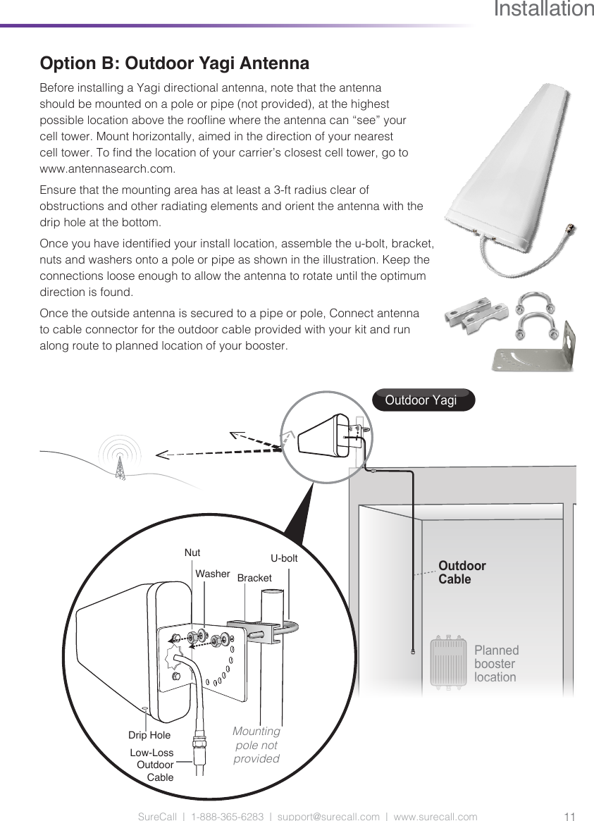 Page 11 of Cellphone Mate SureCall FUSION5S-X20 5 Band Cellular in Building Booster User Manual