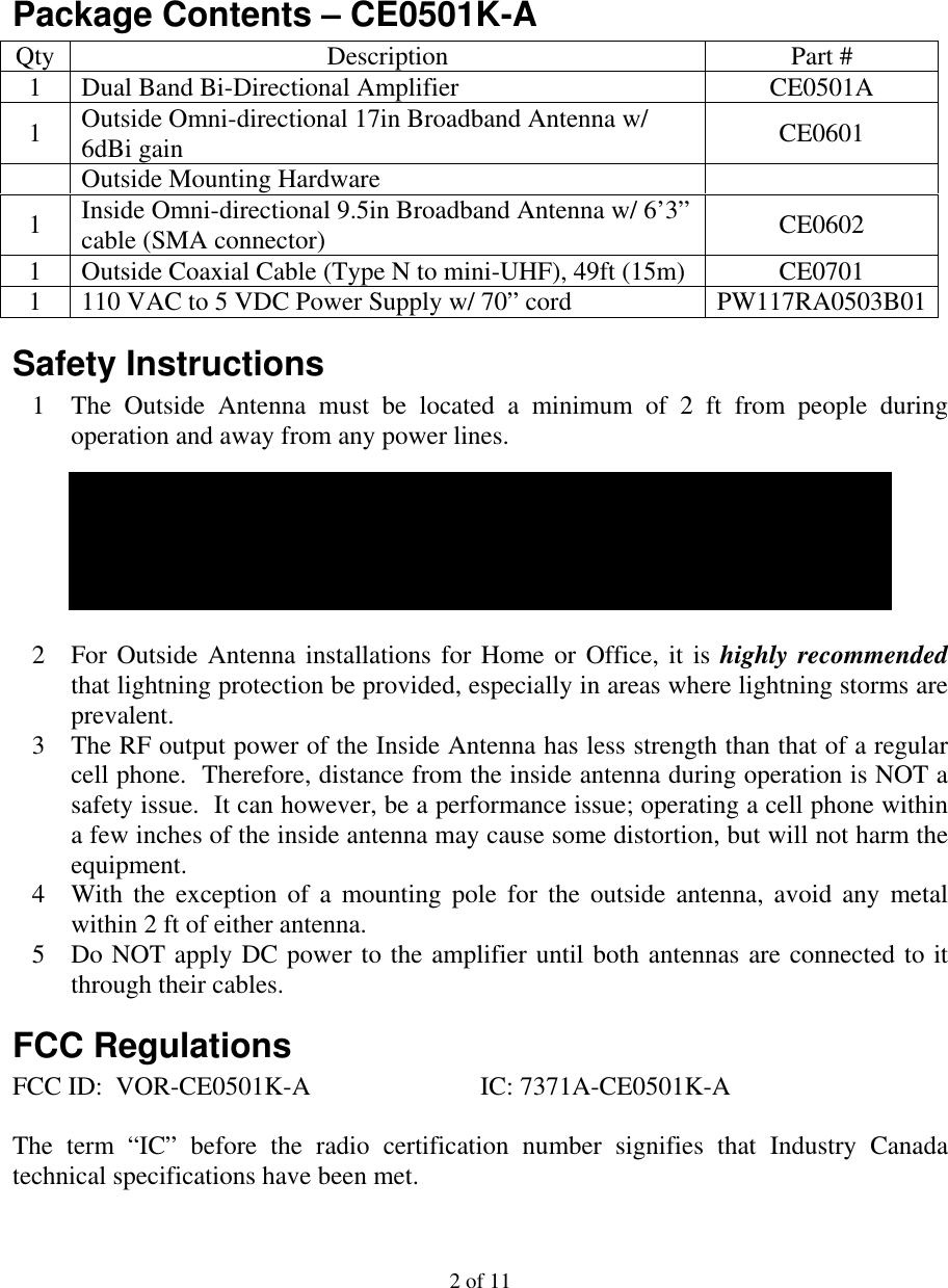 Celluteq Electronics CE0501A Dual Band BiDirectional Signal Amplifier