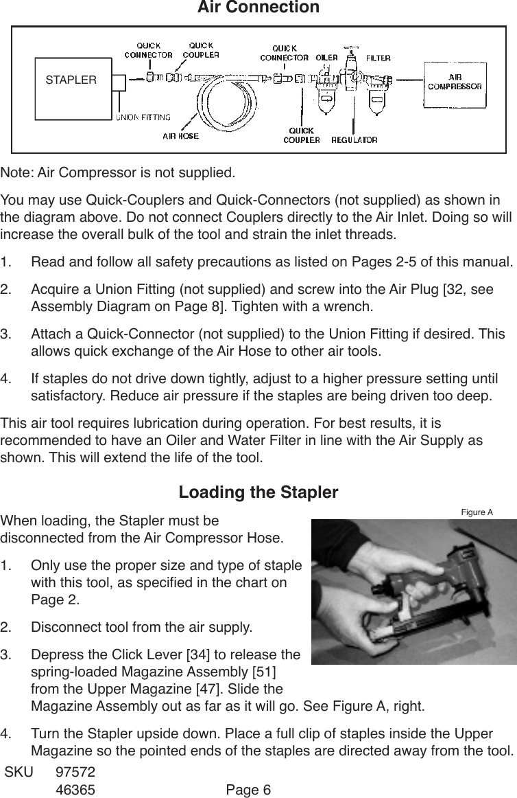 Page 6 of 9 - Central-Pneumatic Central-Pneumatic-Crown-46365-Users-Manual-  Central-pneumatic-crown-46365-users-manual