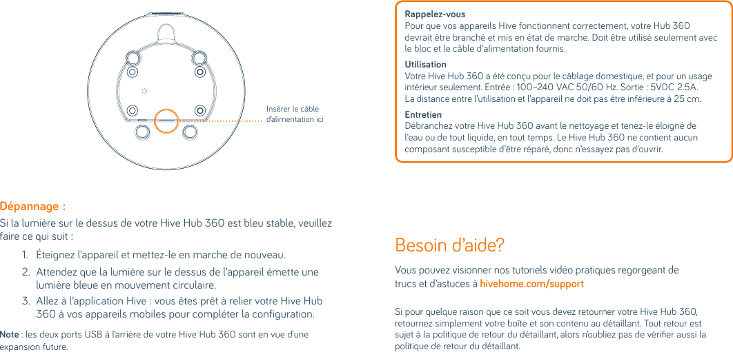 Page 7 of Centrica Hive HUB450 The EUT is a smart home device with Wi-Fi, BLE, Zigbee, and Z-Wave connection capabilities. The unit also has a function to detect specific sounds in the environment. User Manual User Guide