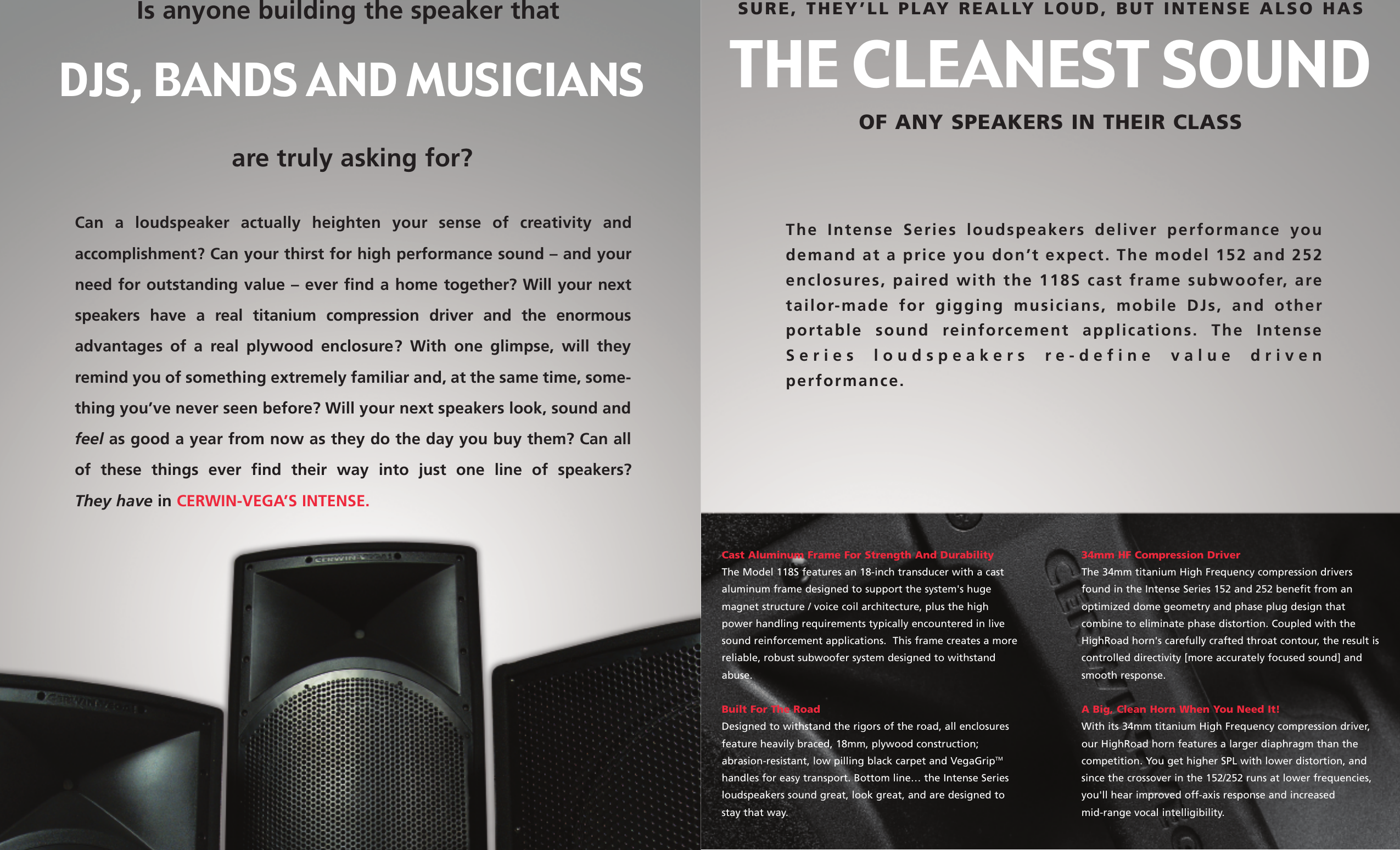 Page 2 of 4 - Cerwin-Vega Cerwin-Vega-252-Users-Manual-  Cerwin-vega-252-users-manual