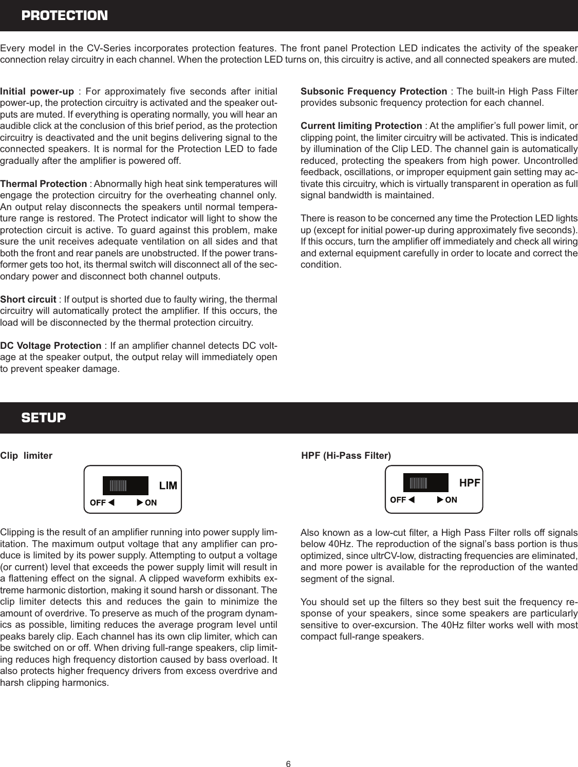 Page 6 of 11 - Cerwin-Vega Cerwin-Vega-Cv-1800-Users-Manual-  Cerwin-vega-cv-1800-users-manual