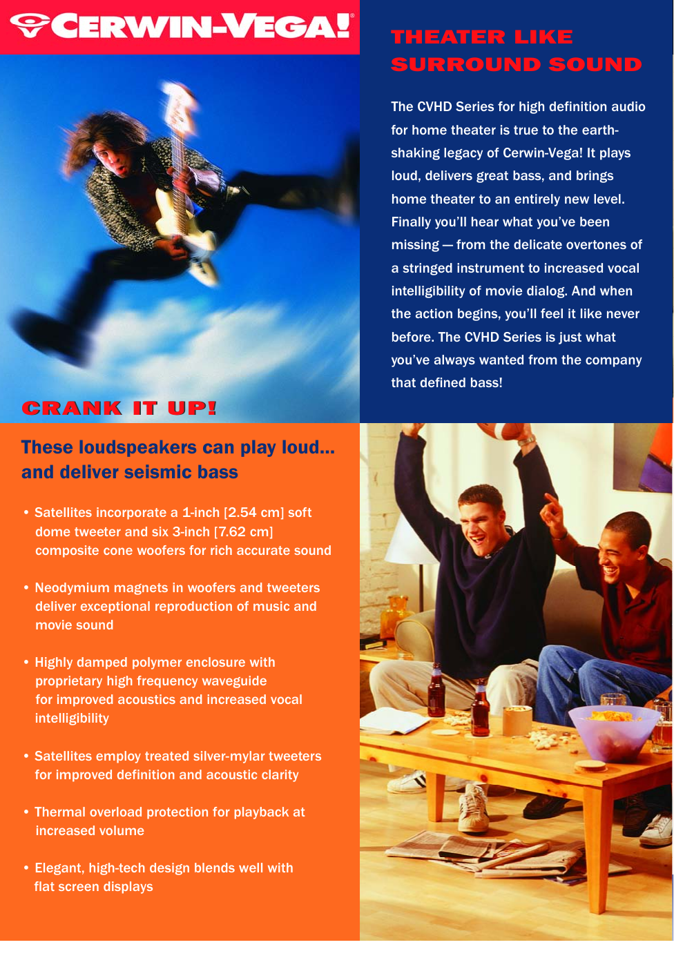 Page 2 of 6 - Cerwin-Vega Cerwin-Vega-Cvhd-Series-Users-Manual- CVHD Brochure Cerwin-vega-cvhd-series-users-manual