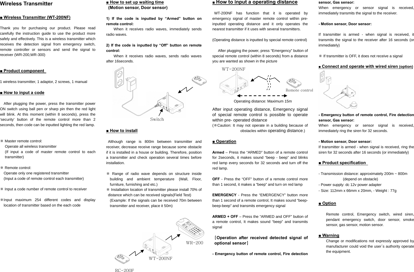 challenge-wt-200nf-wireless-transmitter-user-manual-ylswt-200nf-manual