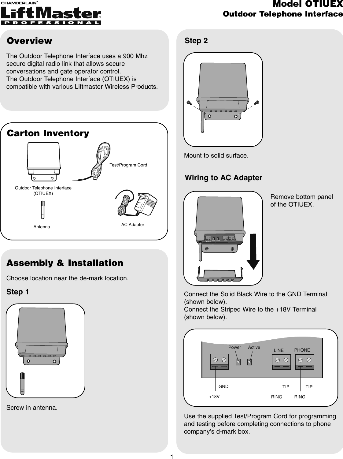Chamberlain 050dctwf manual