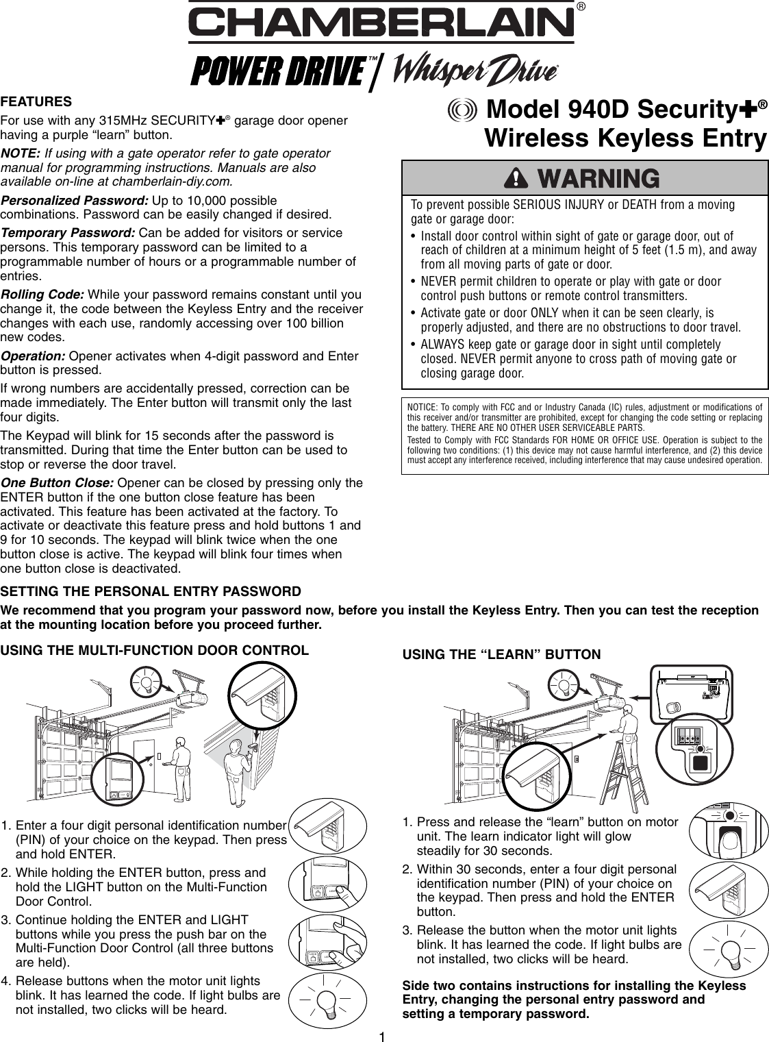 How To Change Code On Garage Door Keypad Liftmaster Without Enter Button