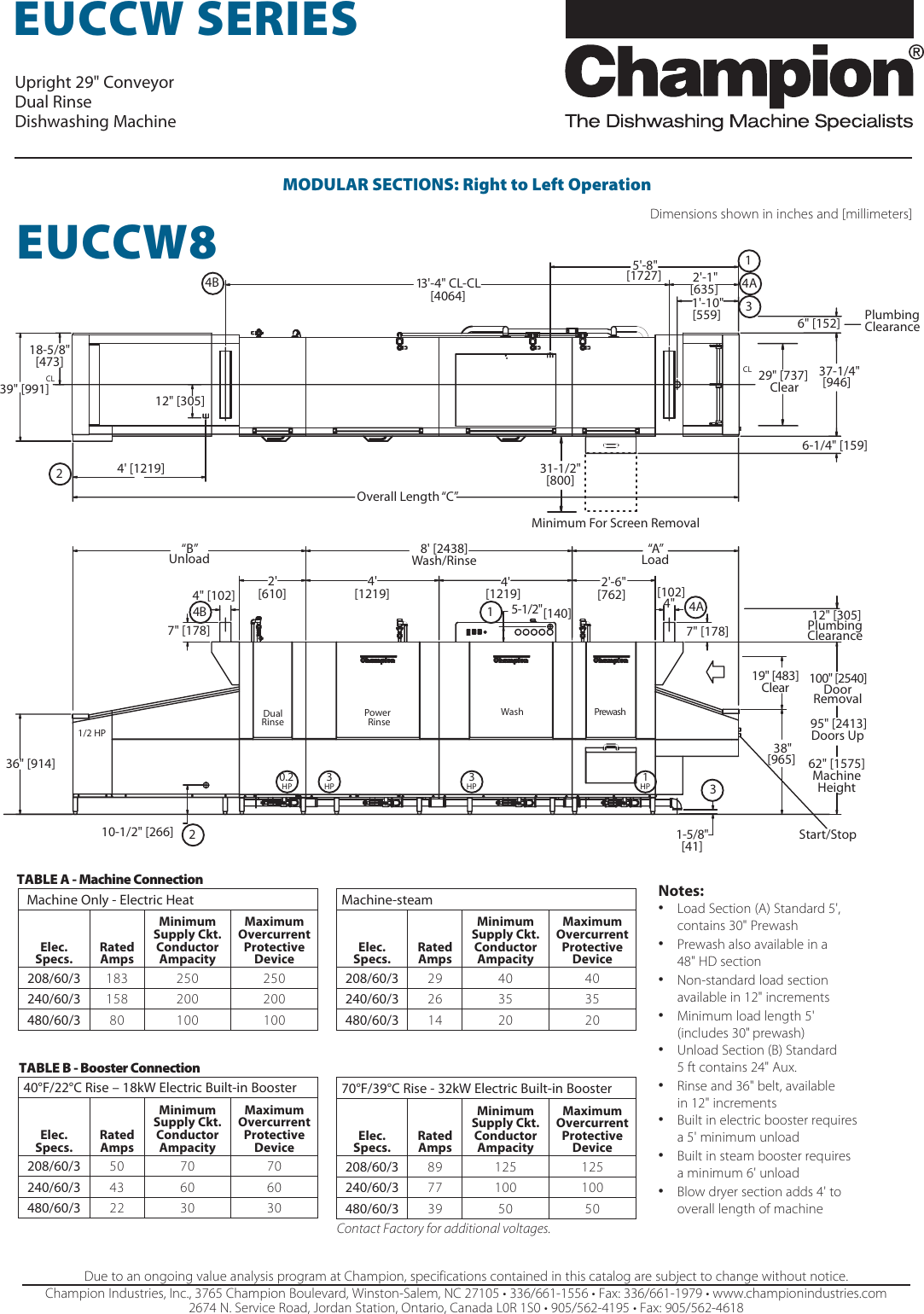 Page 4 of 6 - Champion-Industries Champion-Industries-Euccw-Series-Specification-Sheet-  Champion-industries-euccw-series-specification-sheet