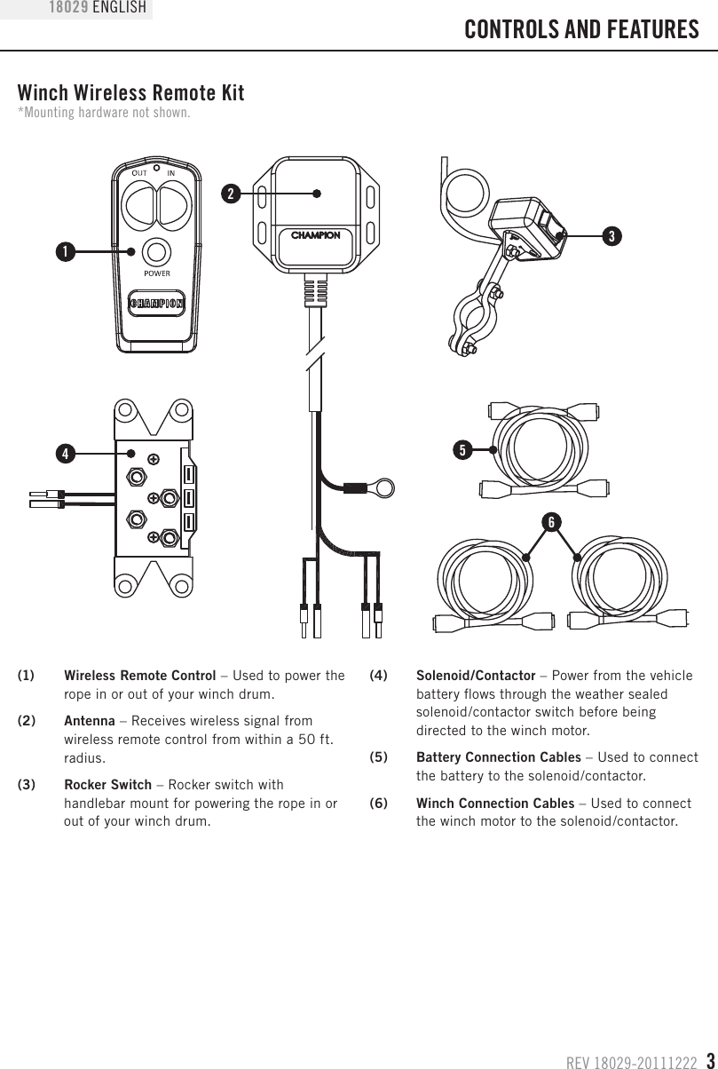 Page 3 of 8 - Champion-Power-Equipment Champion-Power-Equipment--18029-Owners-Manual- 18029_manual-ENG  Champion-power-equipment--18029-owners-manual