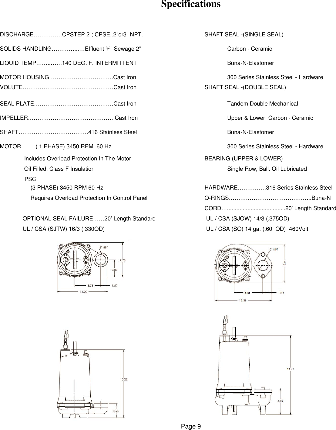 Page 9 of 11 - Champion-Pumps Champion-Pumps-Cpse-Pump-Users-Manual HH Manual Revised 112012