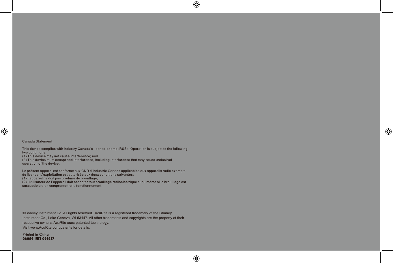 Page 5 of Chaney Instrument ATLASTX Weather Station User Manual 