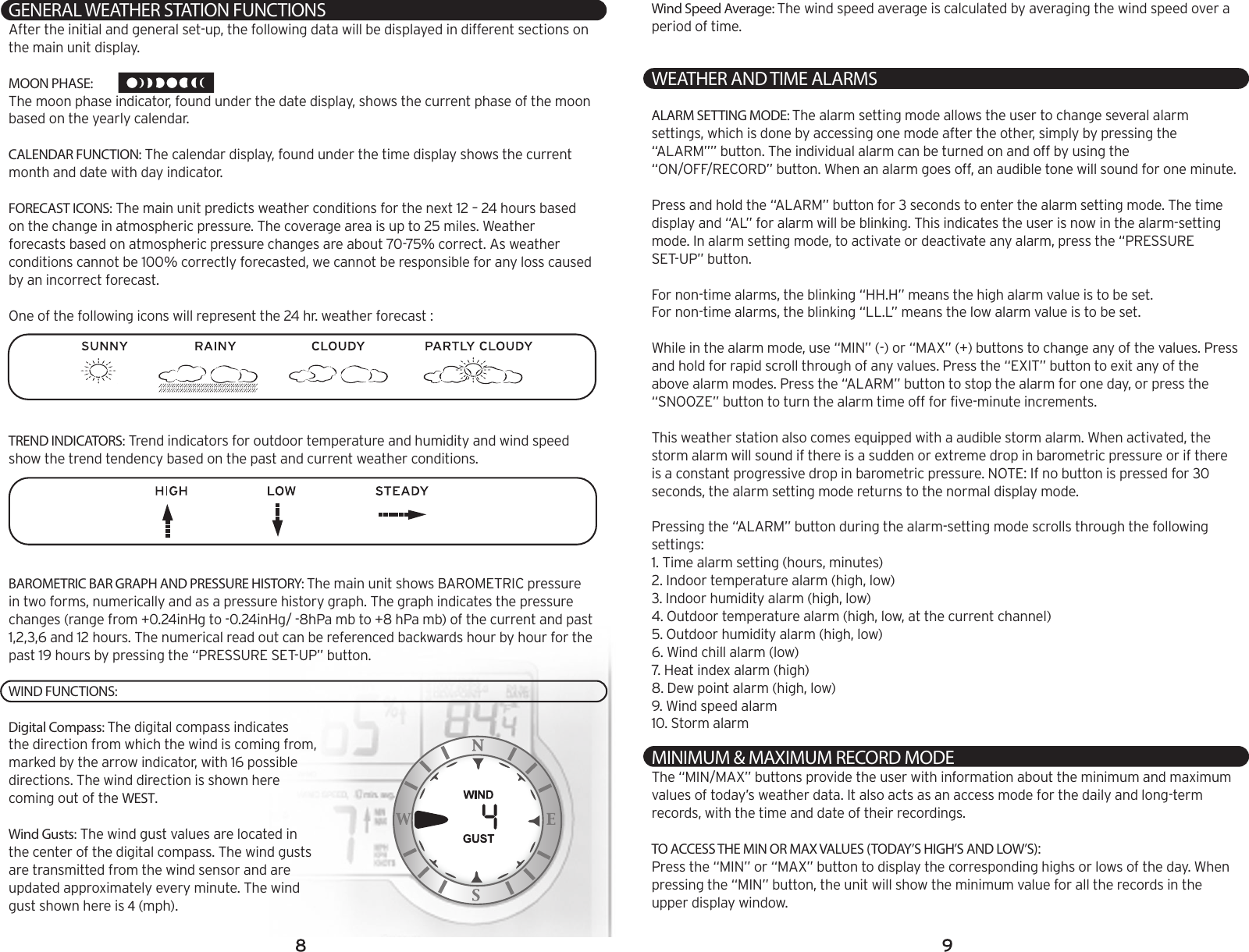 Page 5 of 9 - Chaney-Instrument Chaney-Instrument-Clock-992-Users-Manual- 1  Chaney-instrument-clock-992-users-manual