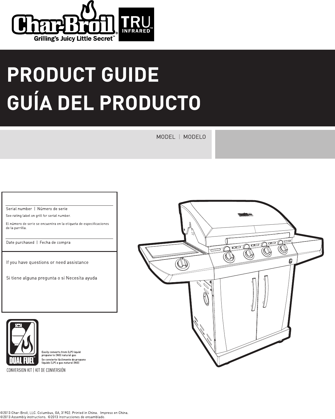 Char Broil 463225314 G519 001 430801 463225314 ENG SPA IM User