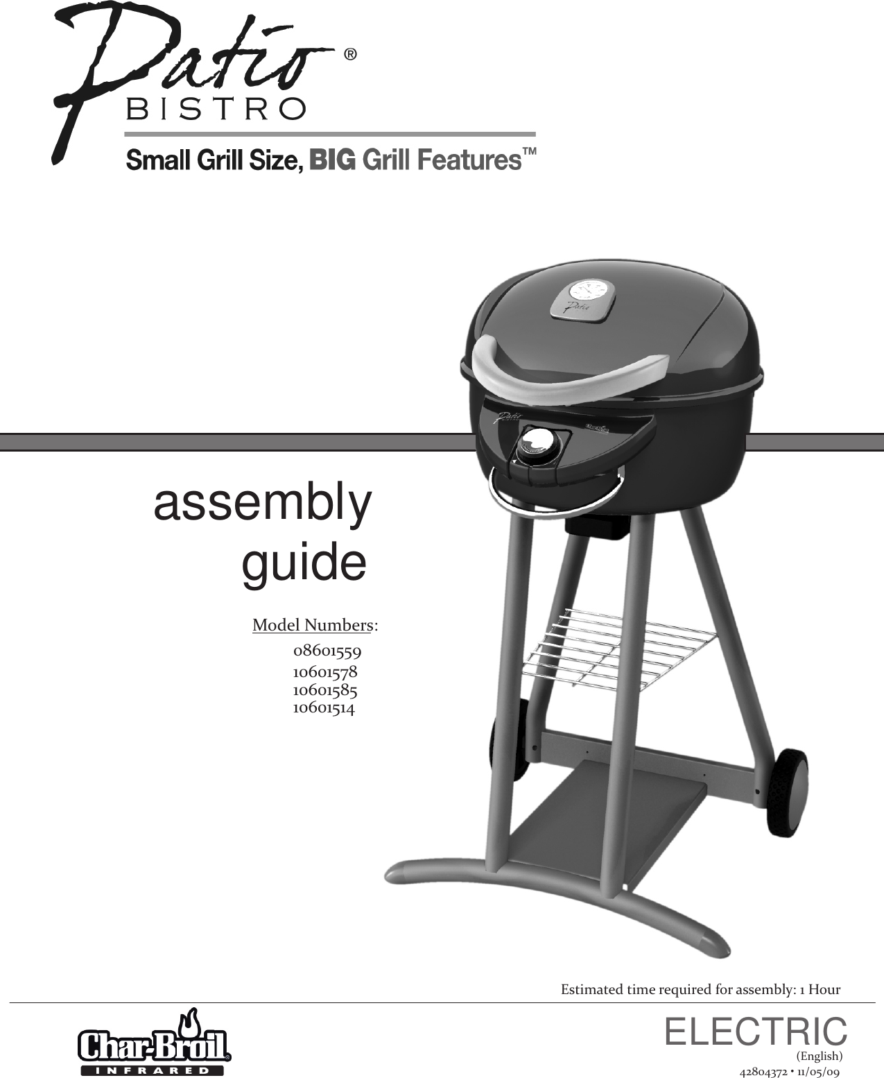 Char Broil Bistro 10601514 Users Manual E 42804372_Bistro_Assembly