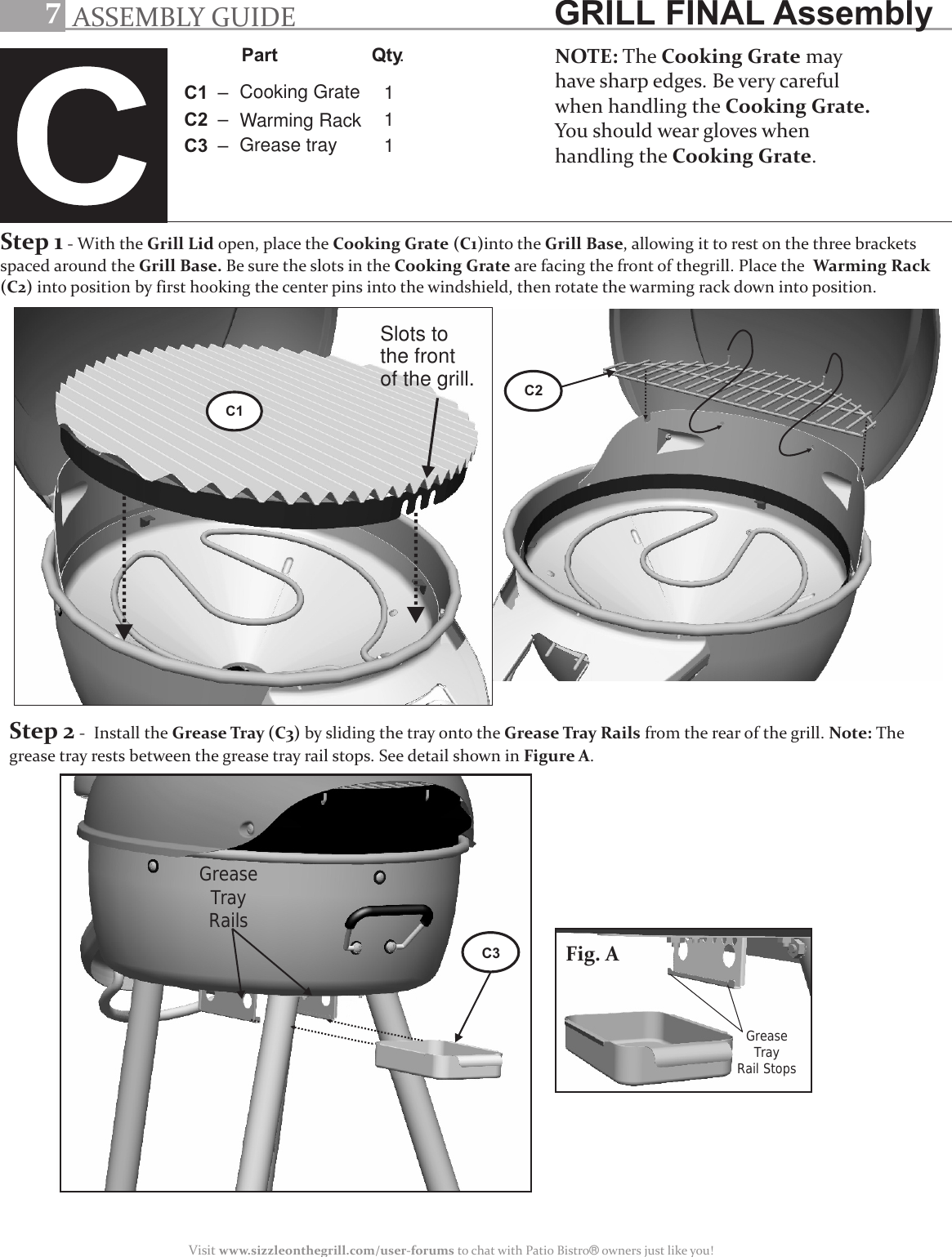 Page 7 of 8 - Char-Broil Char-Broil-Bistro-10601514-Users-Manual- E 42804372_Bistro_Assembly_Guide - English Common  Char-broil-bistro-10601514-users-manual