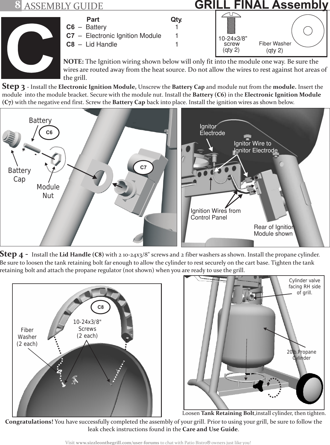 Char Broil Patio Bistro 11601558 Users Manual G