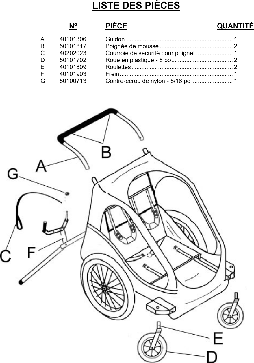 Page 4 of 4 - Chariot-Carriers Chariot-Carriers-51100605-Users-Manual 51100605 Stroller Kit 2.0 Classic