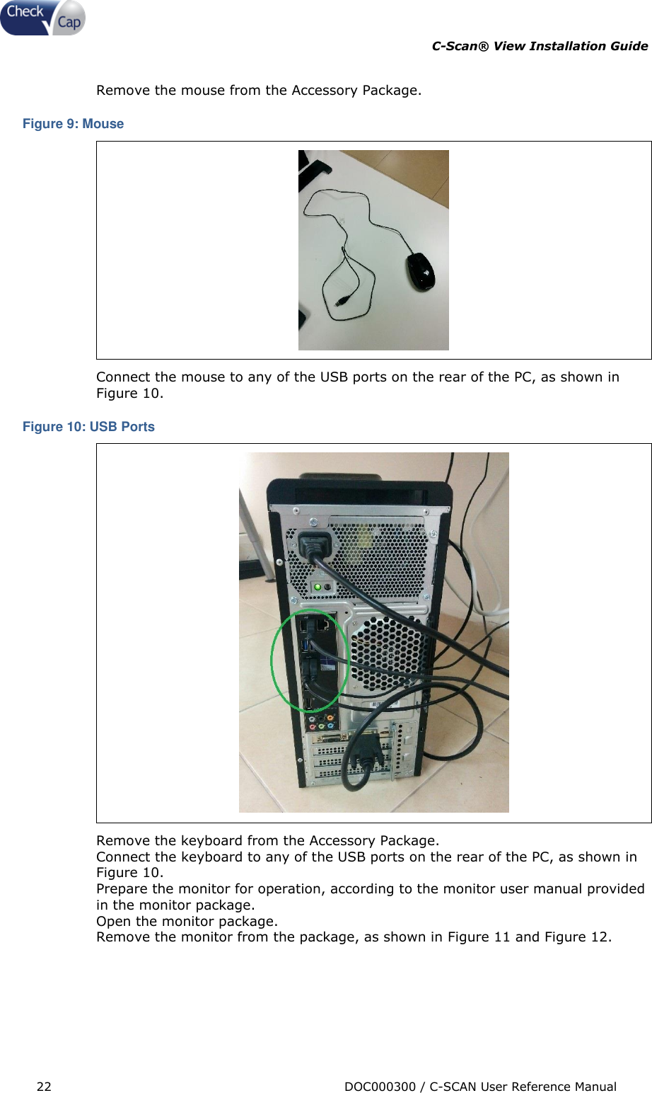 Page 22 of Check Cap CAP10007506 C-Scan Cap transceiver User Manual Title