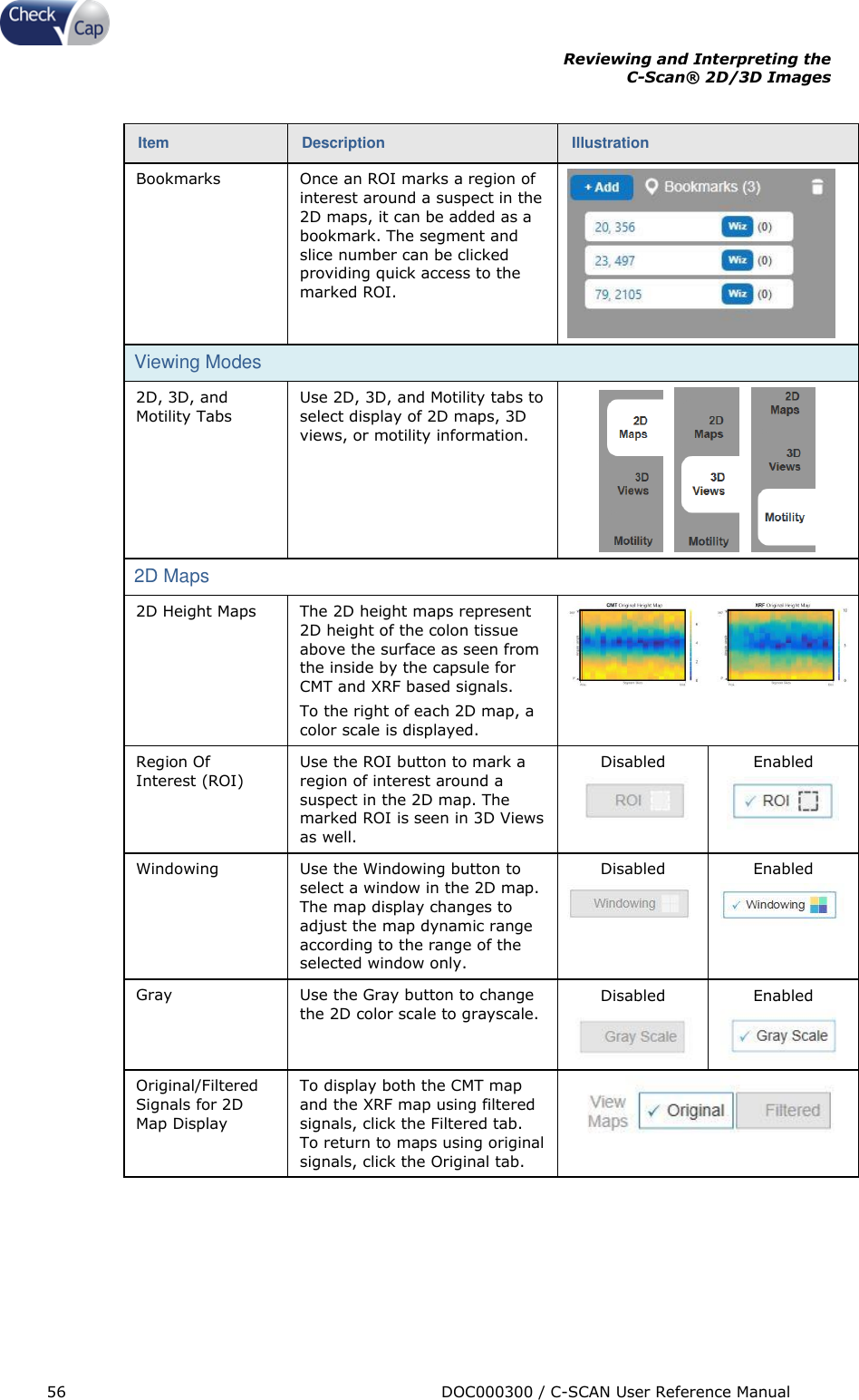 Page 56 of Check Cap CAP10007506 C-Scan Cap transceiver User Manual Title