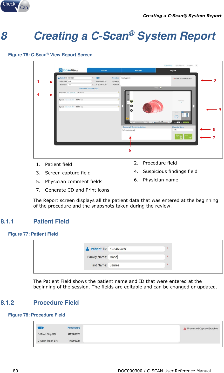 Page 80 of Check Cap CAP10007506 C-Scan Cap transceiver User Manual Title