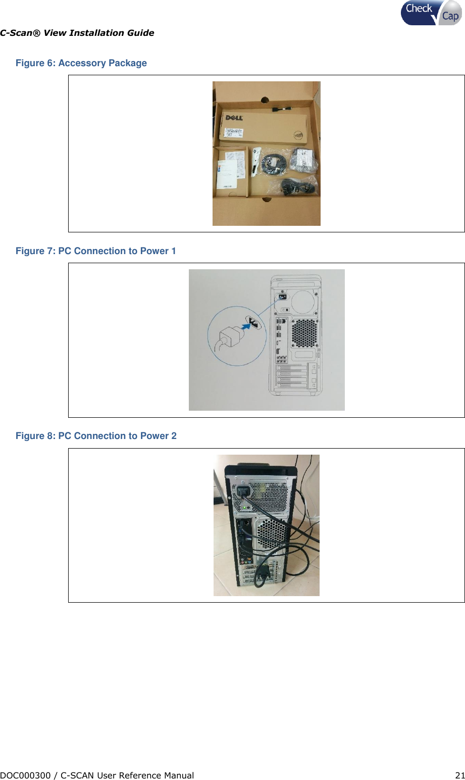 Page 21 of Check Cap TRACK10007605 C-Scan track transceiver User Manual Title